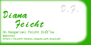 diana feicht business card